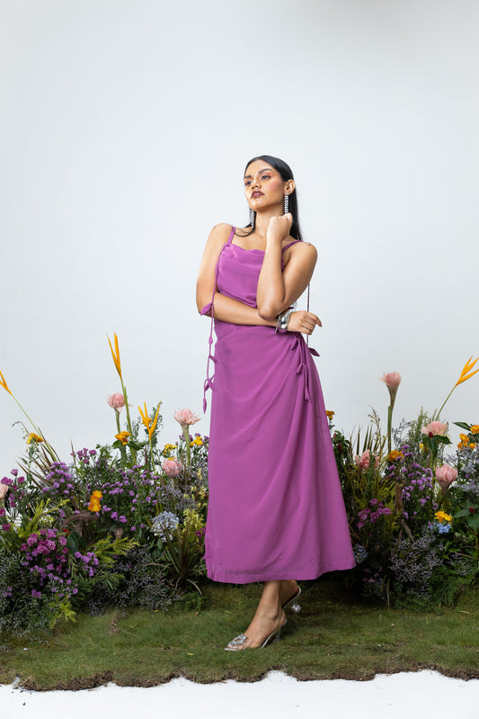 Lily Slip Dress in Orchid