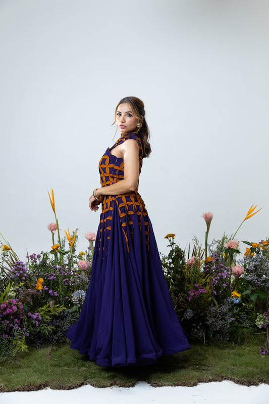 Florence Dress in Purple