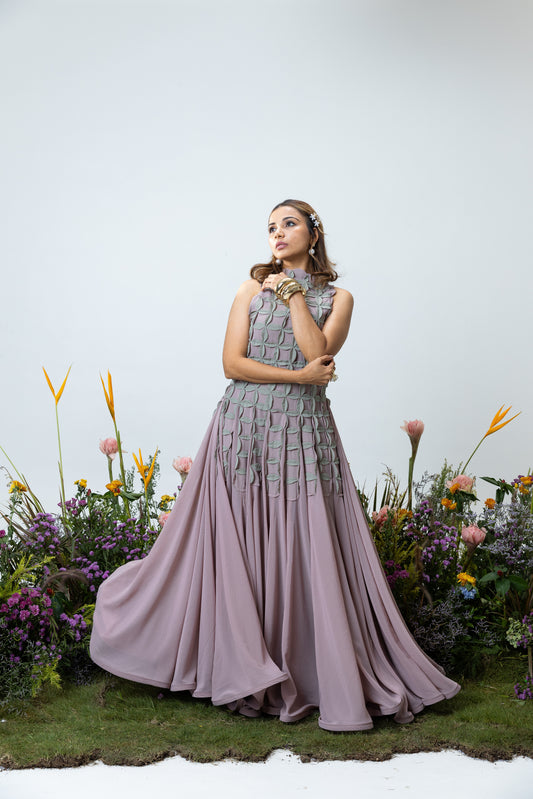 Florence Dress in Mauve