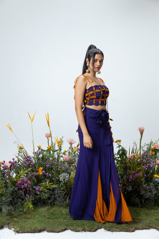 Tulip Skirt in Purple