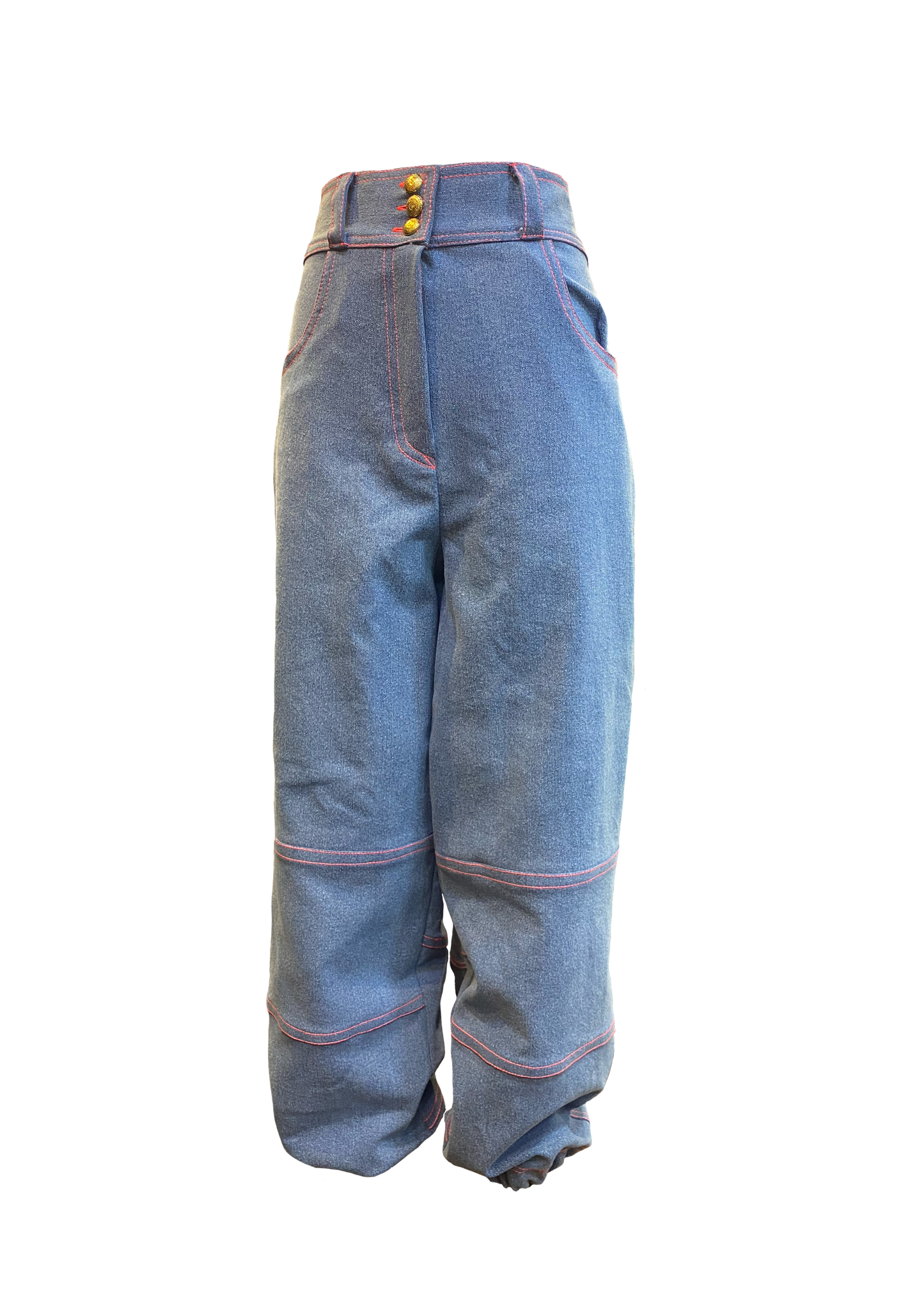 Cargo Denim Pants (WITHOUT SIDE FLAP POCKETS)