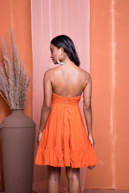 Summer Dress in Orange