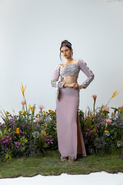 Dahlia Skirt in Mauve