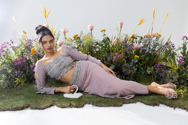 Dahlia Skirt in Mauve
