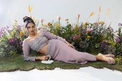 Dahlia Skirt in Mauve
