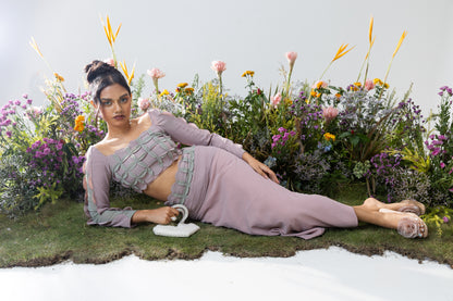 Dahlia Skirt in Mauve