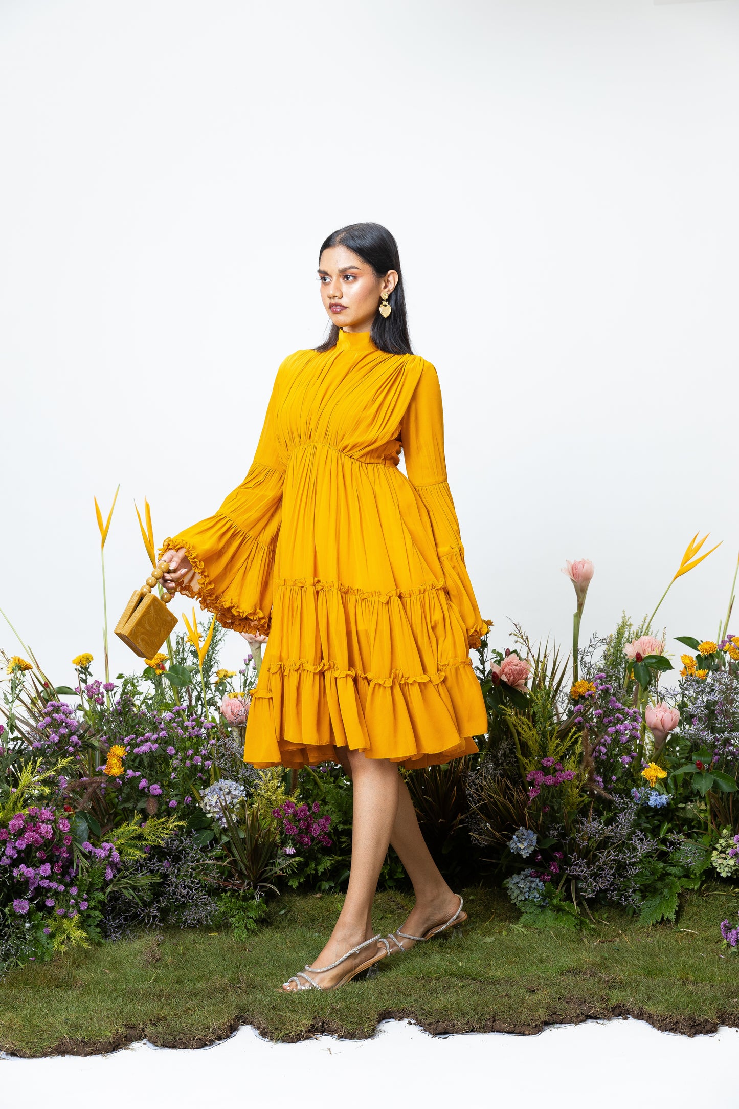 Blush Dress in Orange