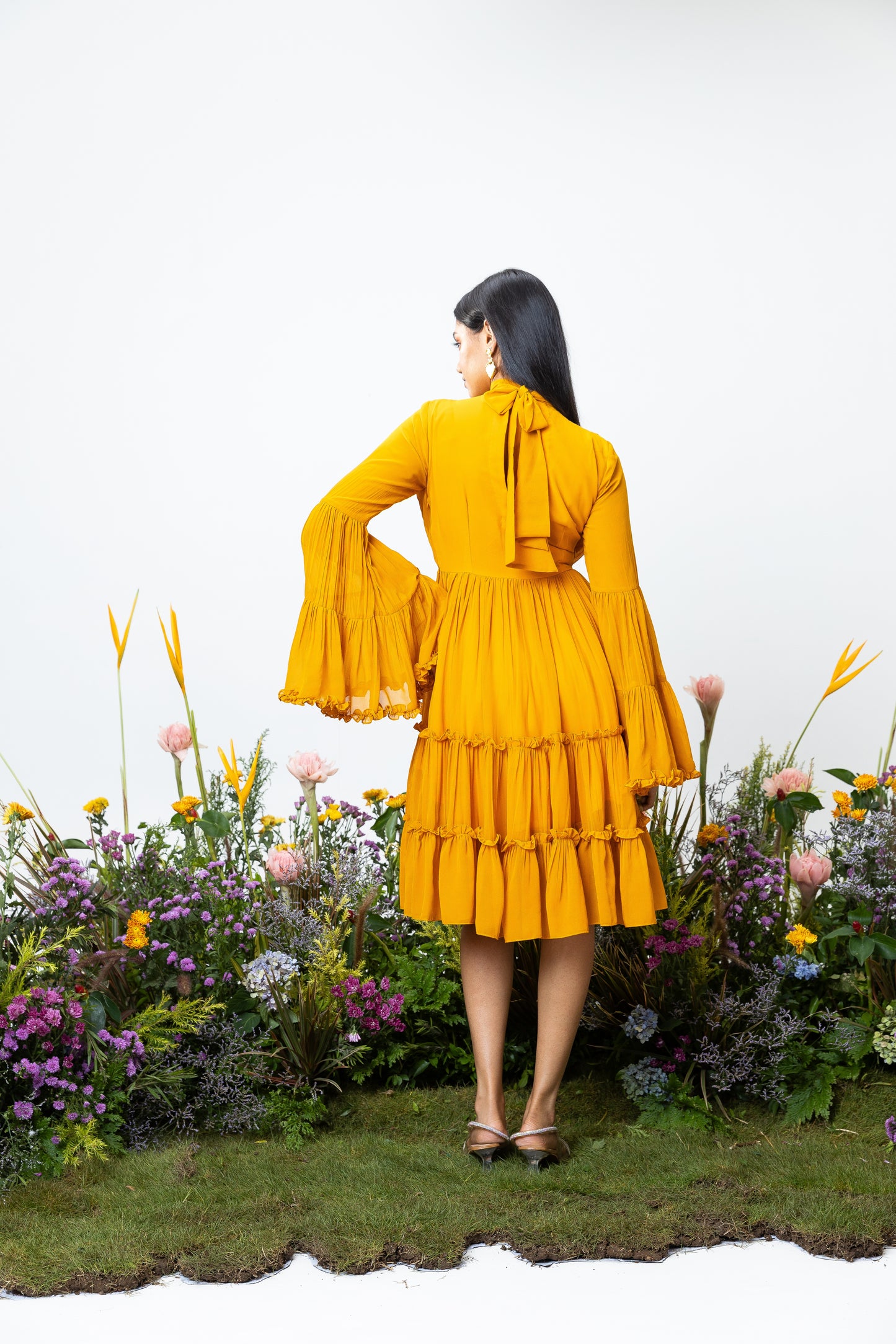 Blush Dress in Orange