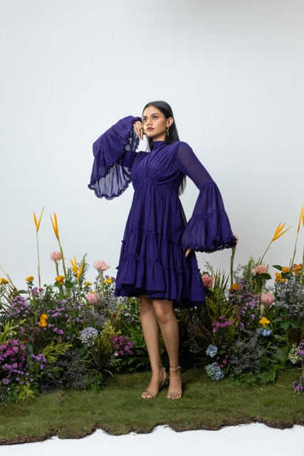 Blush Dress in Purple