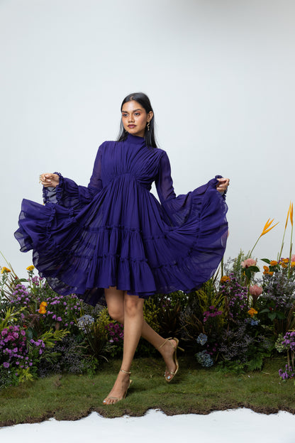 Blush Dress in Purple
