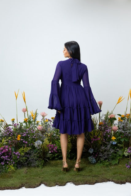 Blush Dress in Purple