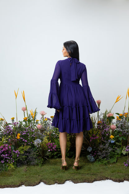 Blush Dress in Purple