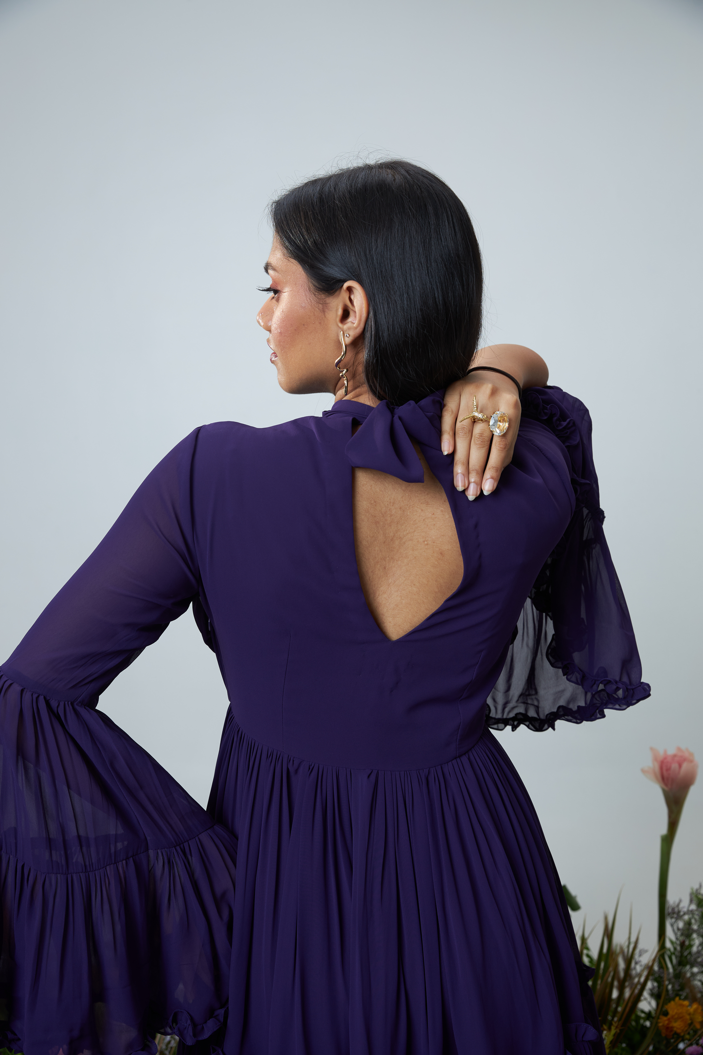 Blush Dress in Purple