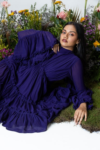 Blush Dress in Purple