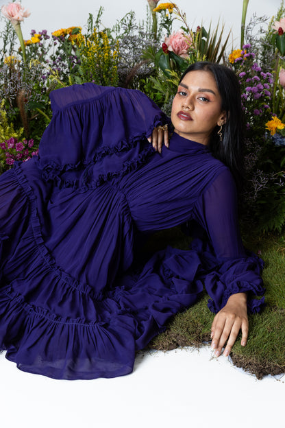 Blush Dress in Purple