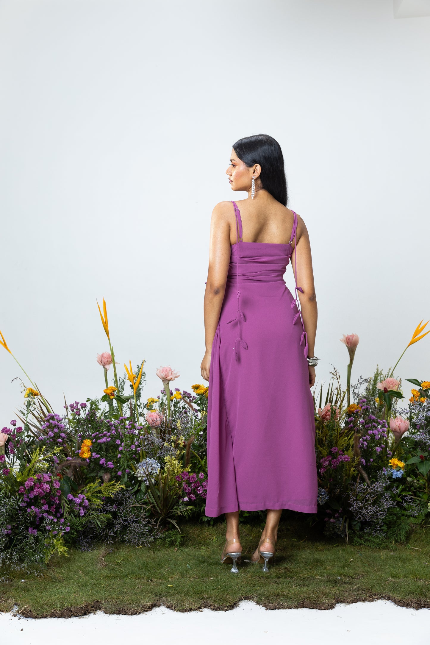 Lily Slip Dress in Orchid