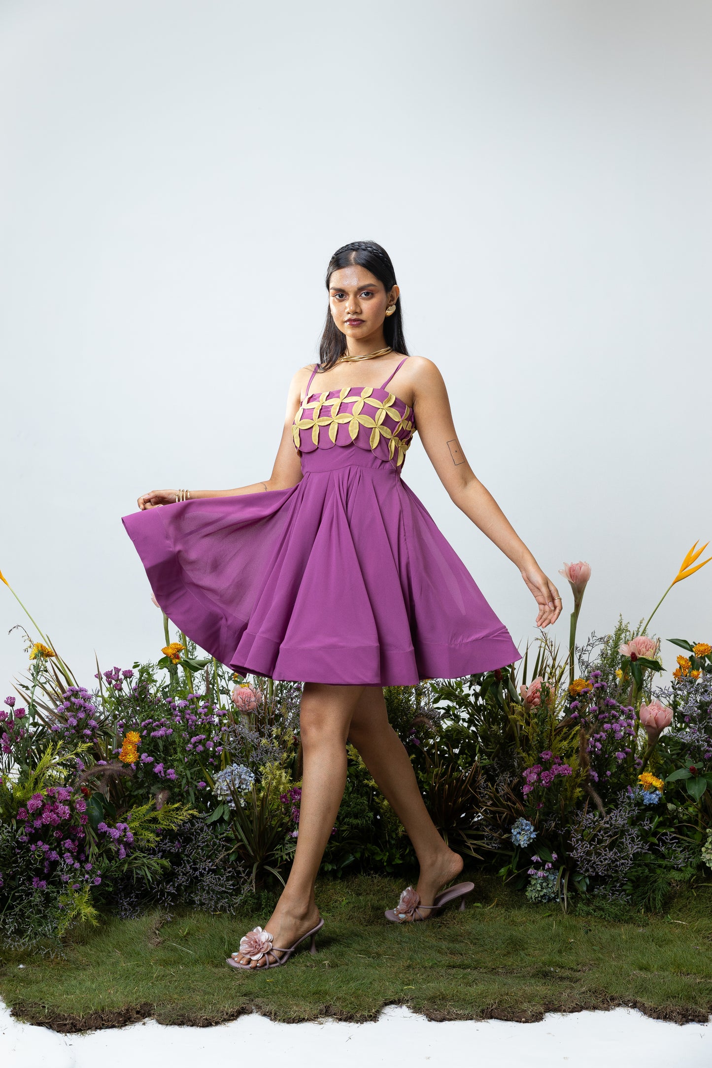 Aster Dress in Orchid