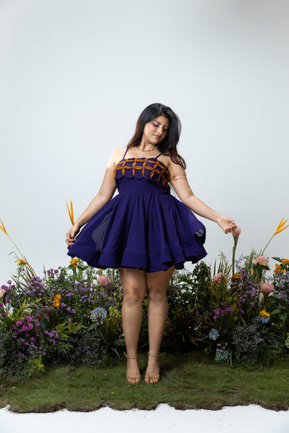 Aster Dress in Purple