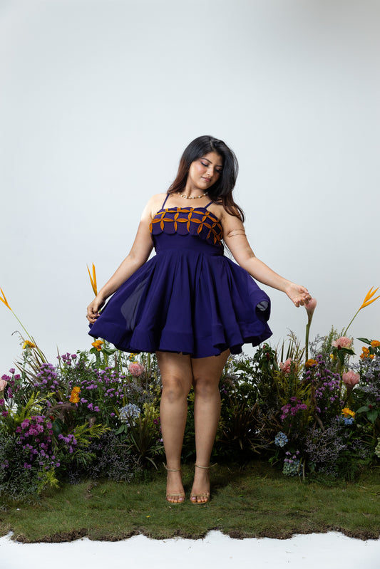 Aster Dress in Purple
