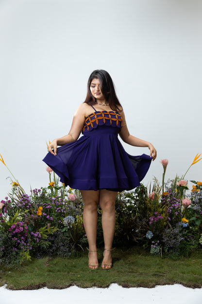 Aster Dress in Purple