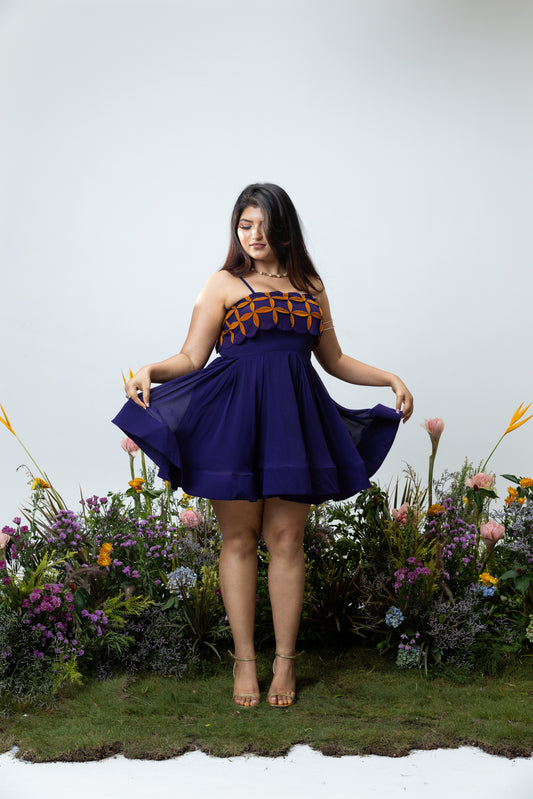 Aster Dress in Purple