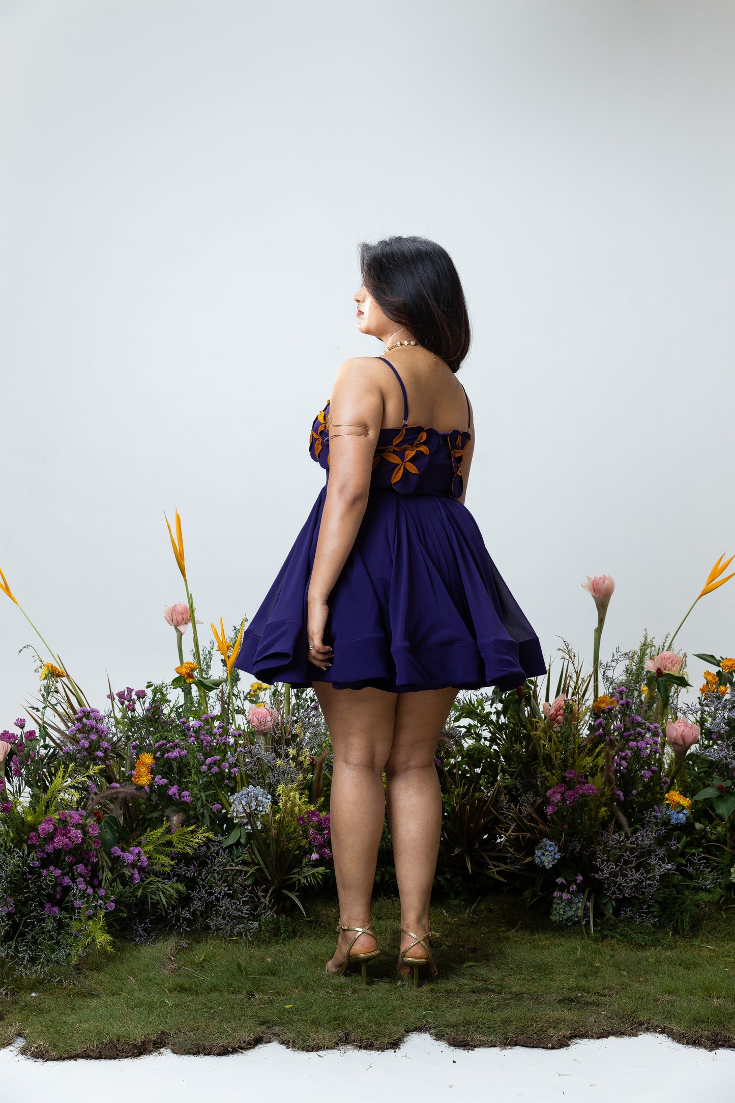 Aster Dress in Purple