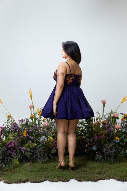 Aster Dress in Purple