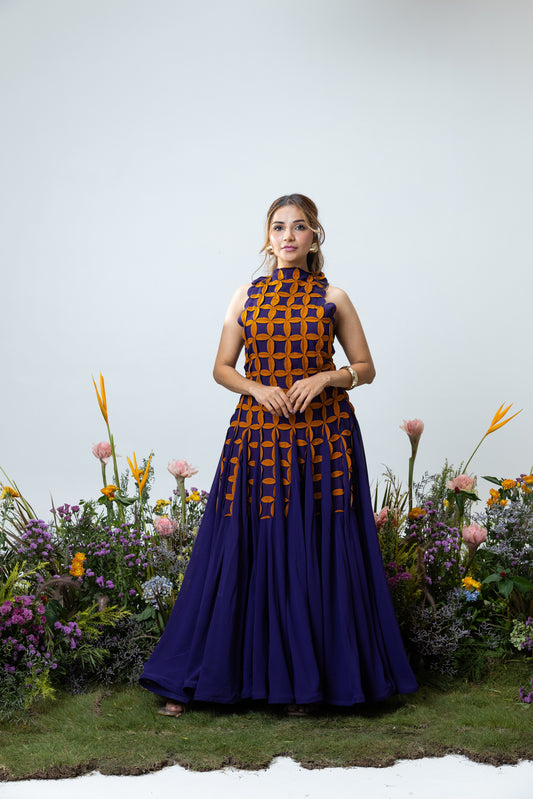Florence Dress in Purple