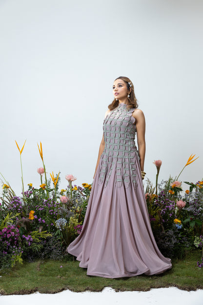 Florence Dress in Mauve