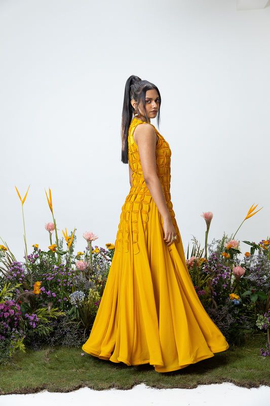 Florence Dress in Yellow