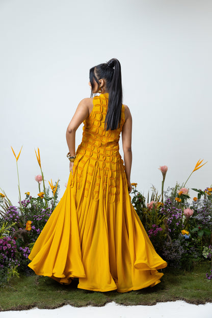 Florence Dress in Yellow