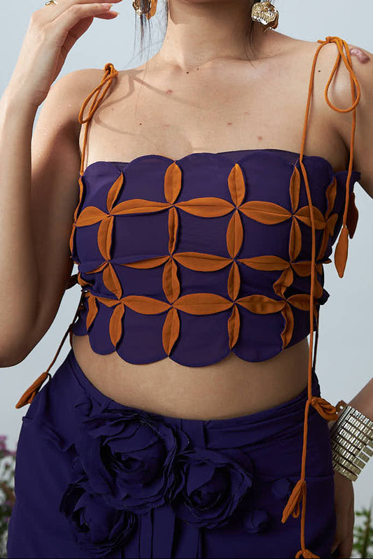 Clover Tube in Purple