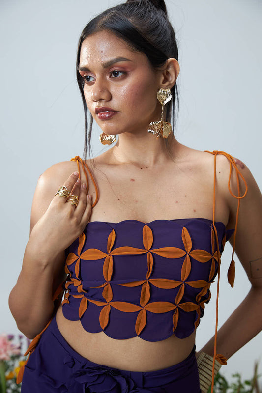 Clover Tube in Purple