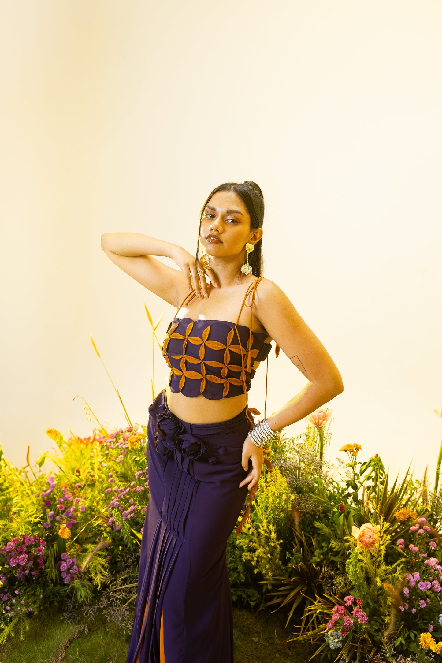 Tulip Skirt in Purple